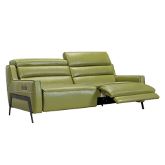Clifton Sofa / Power Incliner + Adjustable Headrest / Full Leather
