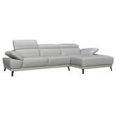 Freda Sofa / Adjustable Headrest + Armrest / Full Leather