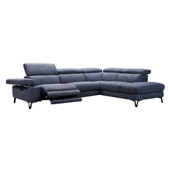Lisette Sofa / Power Incliner + Adjustable Headrest / Fabric