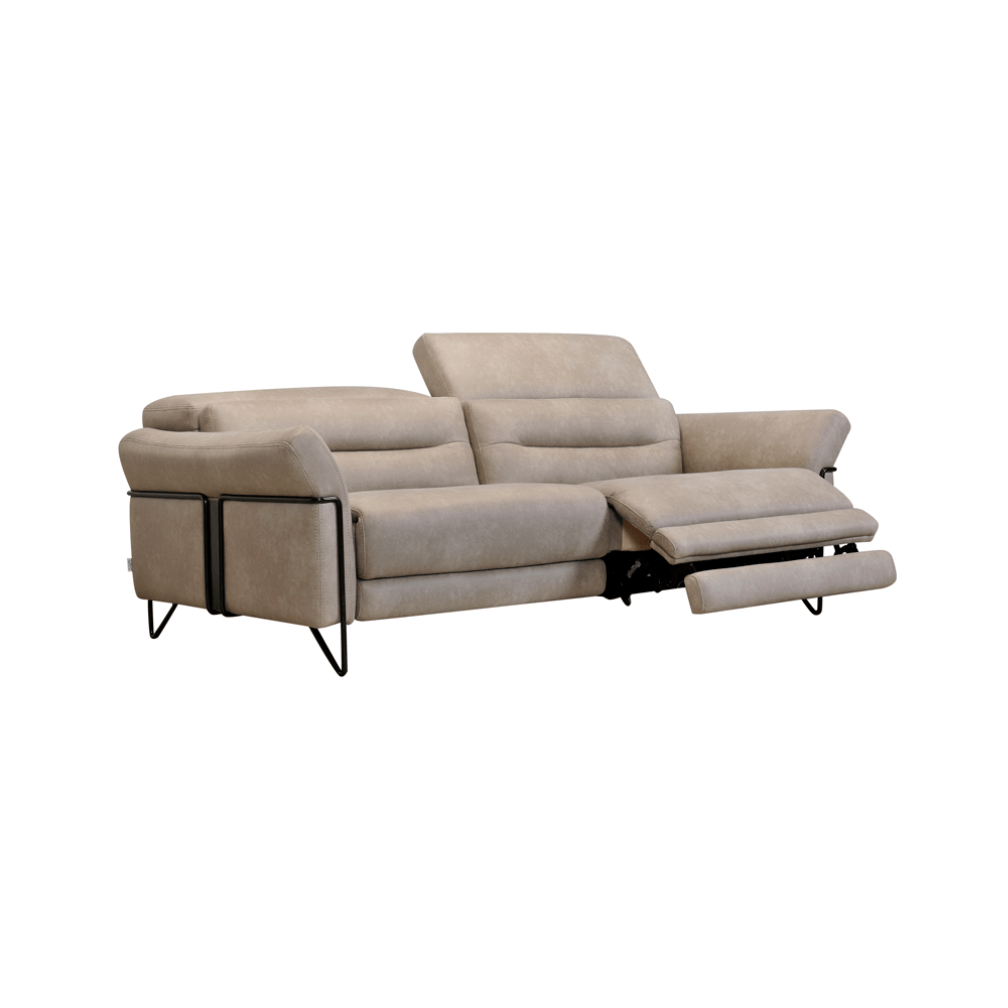 Sylvaine Sofa / Power Incliner + Adjustable Headrest / Fabric