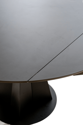 Leverett Round Extendable Dining Table / Sintered Stone Casa Concetto Singapore