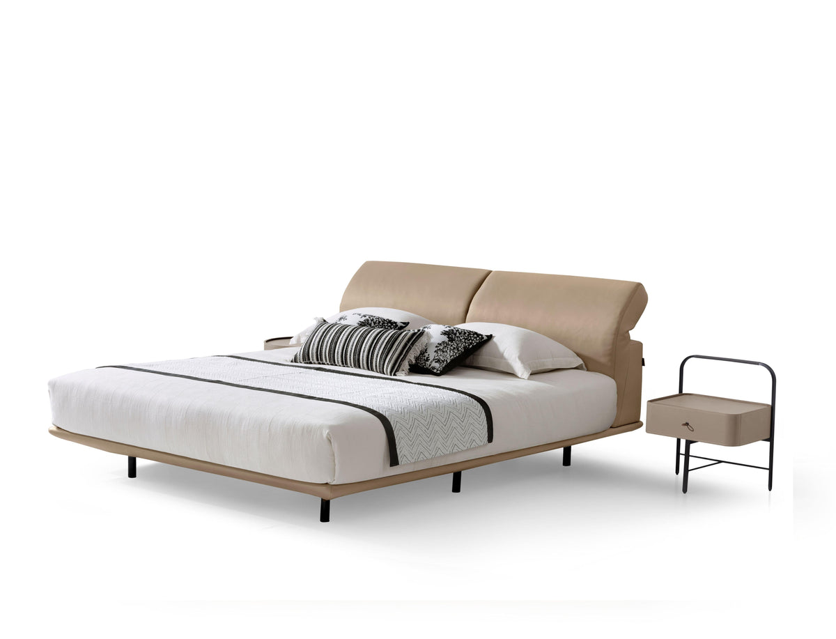Caelie Designer Bedframe | Adjustable Headrest Casa Concetto Singapore