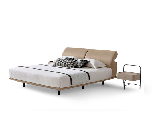 Caelie Designer Bedframe | Adjustable Headrest Casa Concetto Singapore