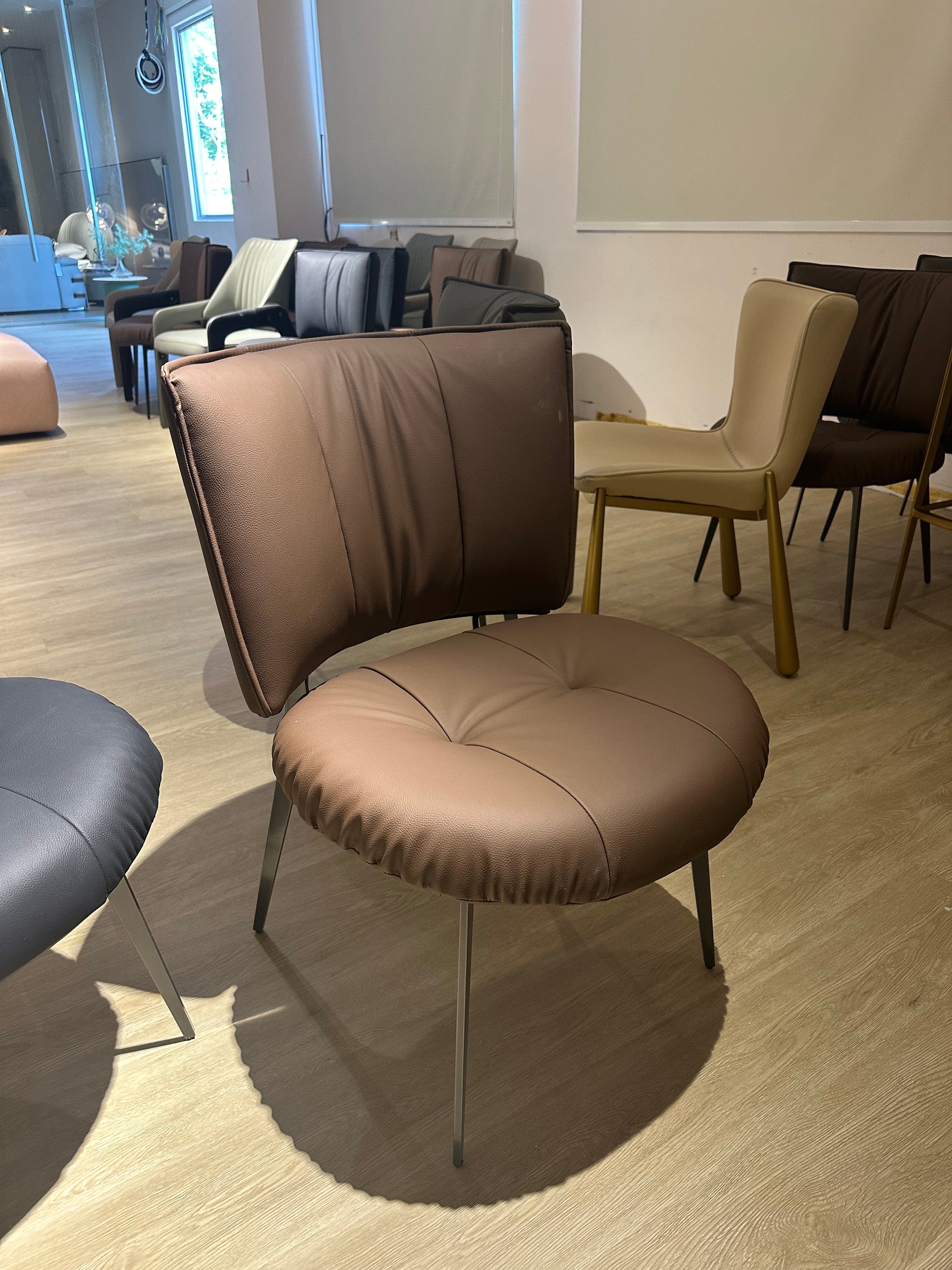 Callista Dining Chair Brown Casa Concetto Singapore