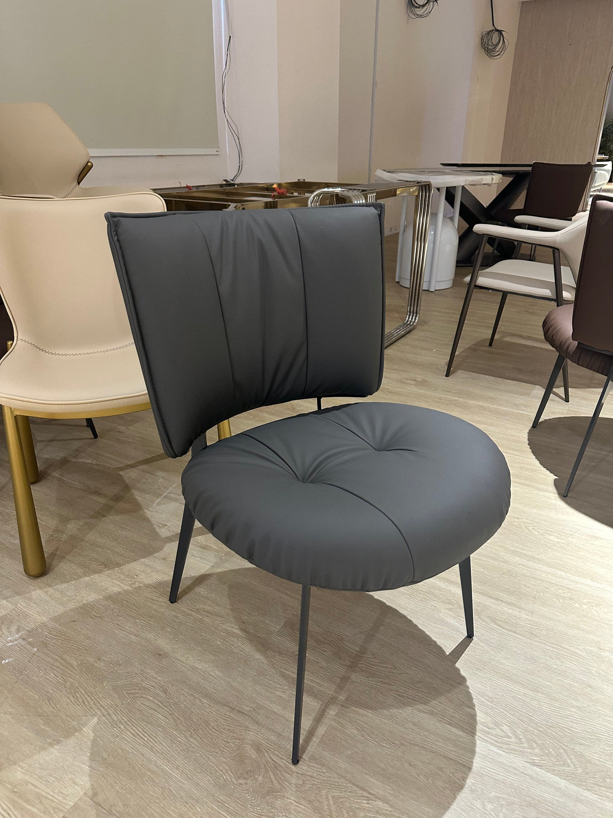 Callista Dining Chair Grey Casa Concetto Singapore