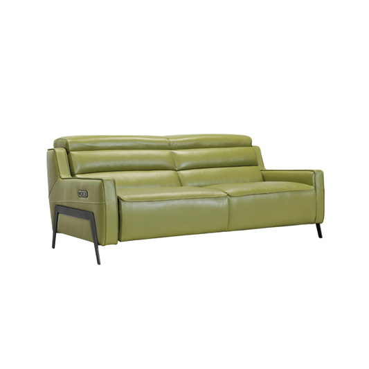 Clifton Sofa / Power Incliner + Adjustable Headrest / Full Leather 