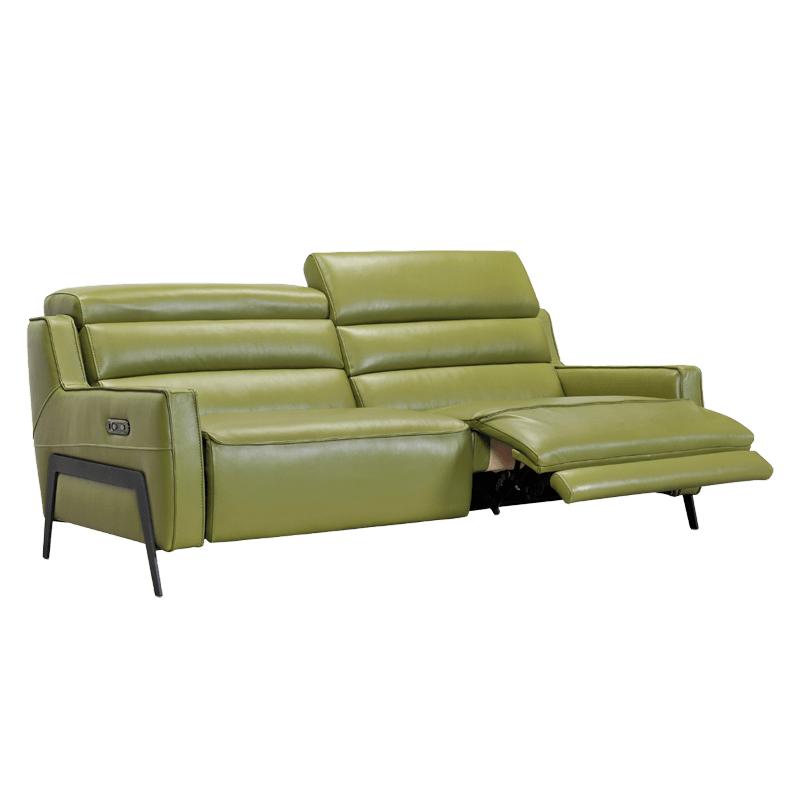 Clifton Sofa / Power Incliner + Adjustable Headrest / Full Leather 