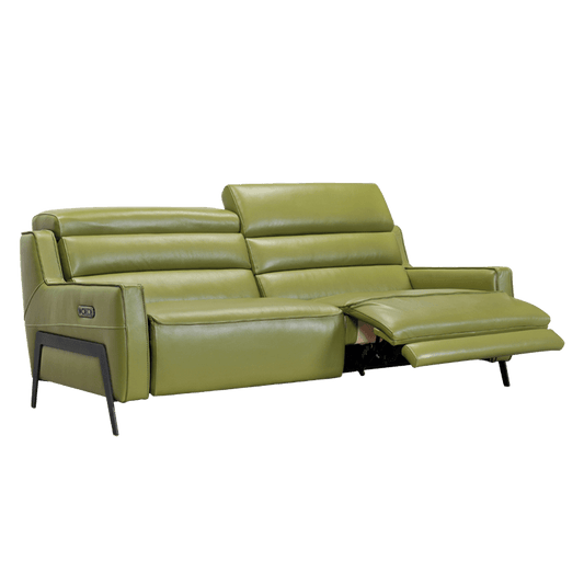 Clifton Sofa / Power Incliner + Adjustable Headrest / Full Leather 