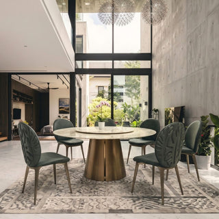 Firenze Luxury Stone Round Dining Table Casa Concetto Singapore
