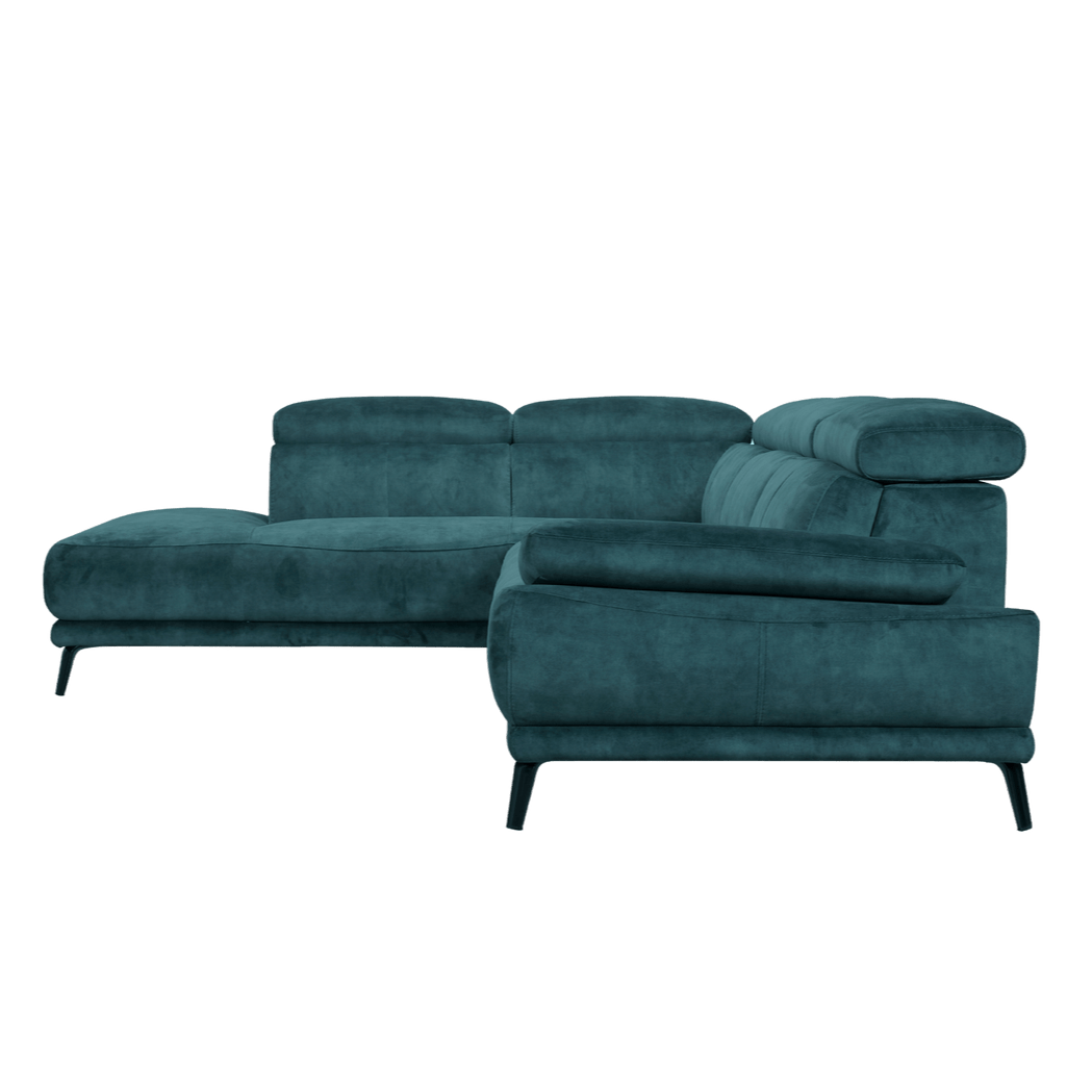 Freda Sofa / Adjustable Headrest + Armrest / Fabric 