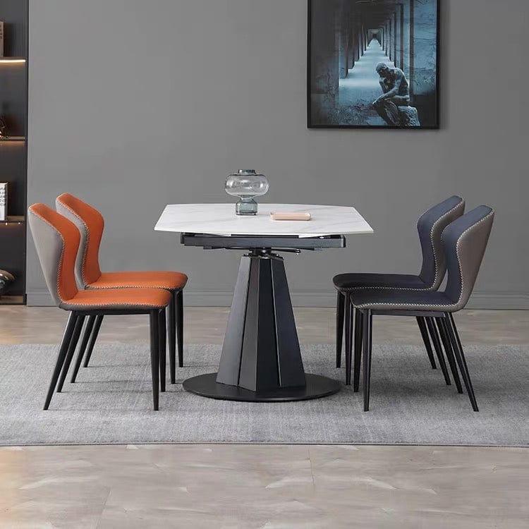 Leverett Round Extendable Dining Table / Sintered Stone 