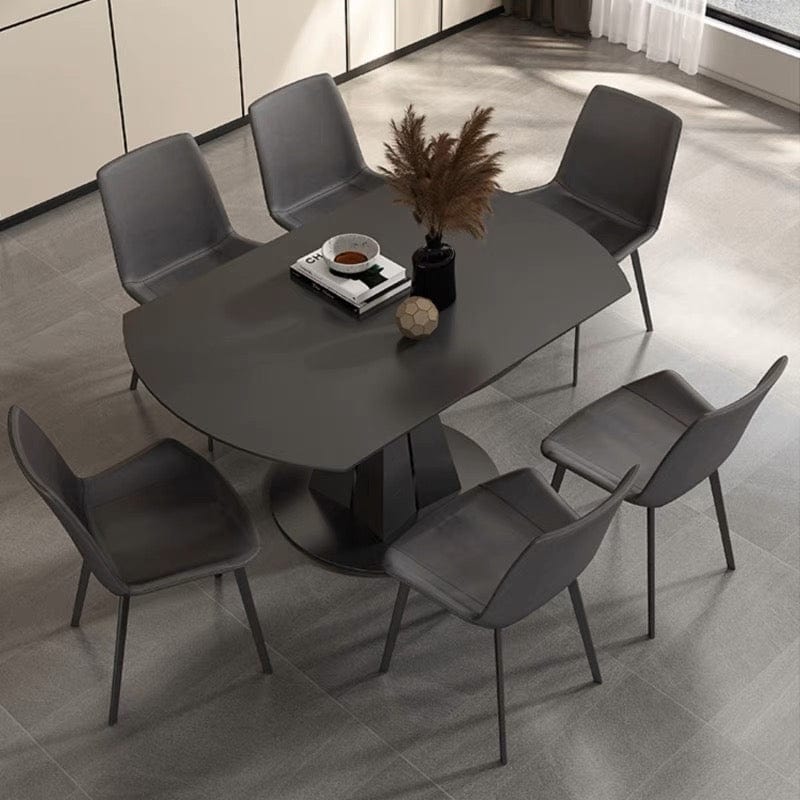 Leverett Round Extendable Dining Table / Sintered Stone 