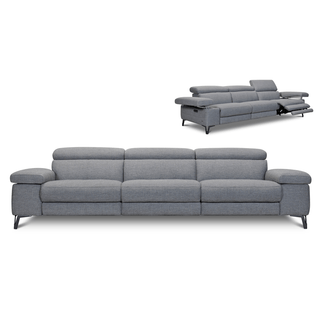 Lisette Sofa / Power Incliner + Adjustable Headrest / Fabric 