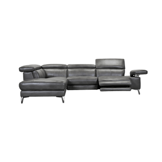 Lisette Sofa / Power Incliner + Adjustable Headrest / Full Leather 