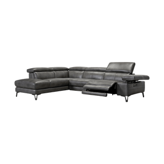 Lisette Sofa / Power Incliner + Adjustable Headrest / Full Leather 