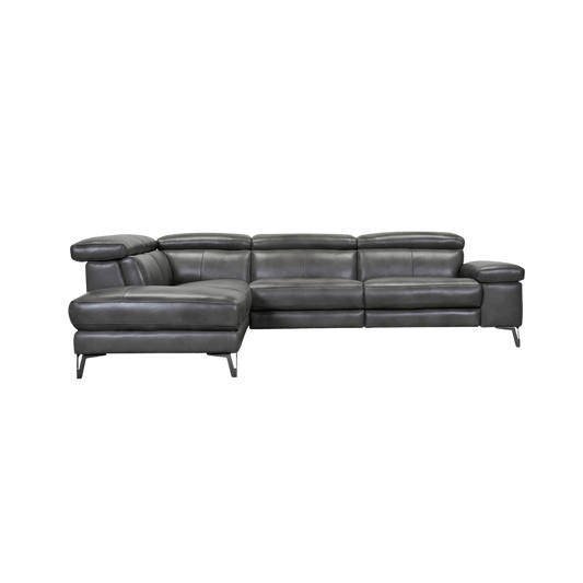 Lisette Sofa / Power Incliner + Adjustable Headrest / Full Leather 