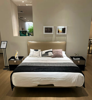 Minotti Designer Bedframe Full Leather Casa Concetto Singapore