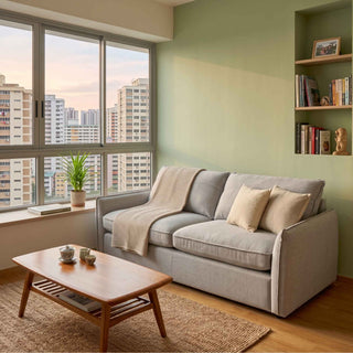 Noelle Sofa / Fixed / Fabric Casa Concetto Singapore