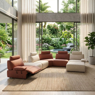 Orazio Sofa / Power Sliding Back-Rest + Incliner / Full Leather Casa Concetto Singapore