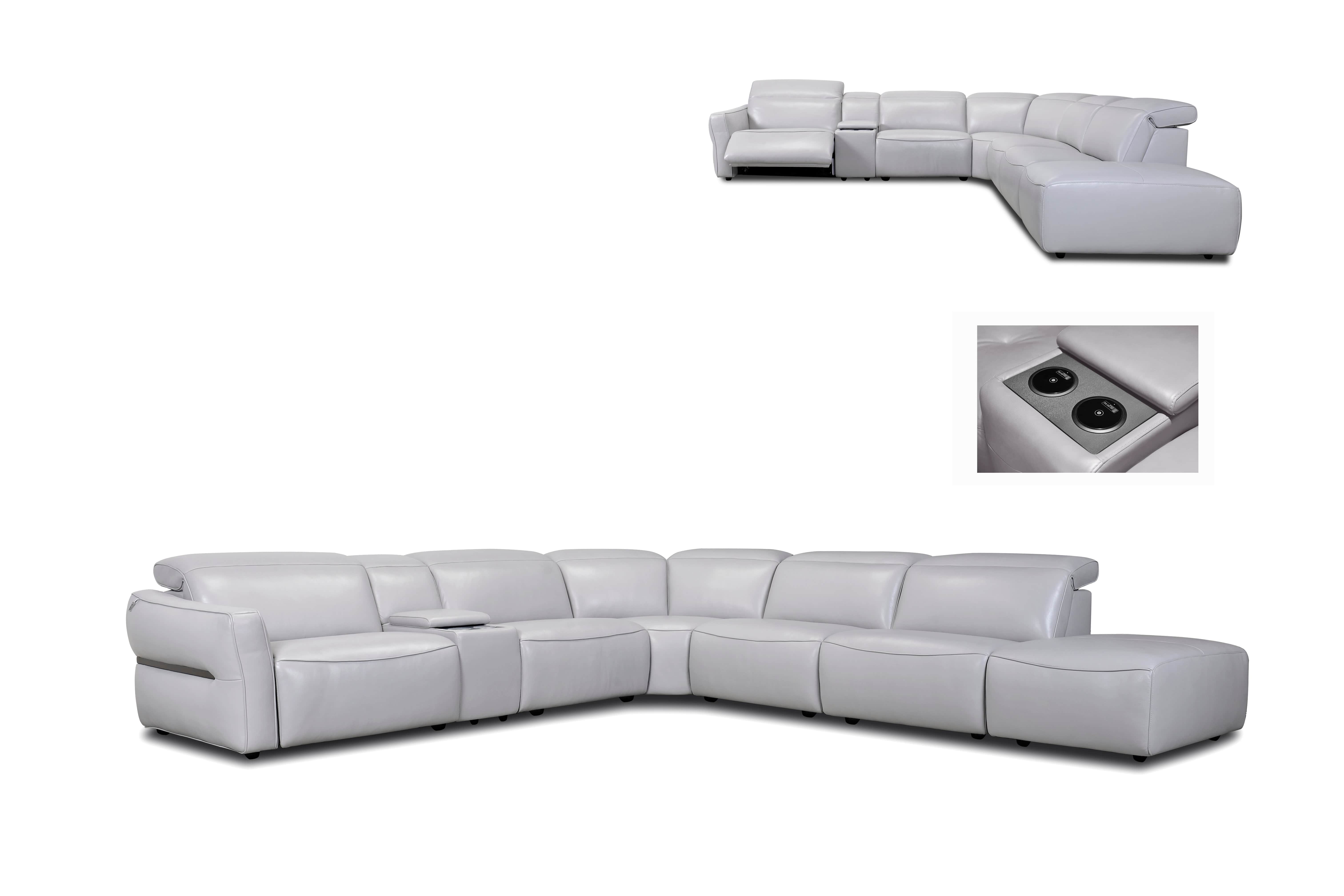 Orville Sofa / Power Headrest + Incliner / Full Leather Casa Concetto Singapore