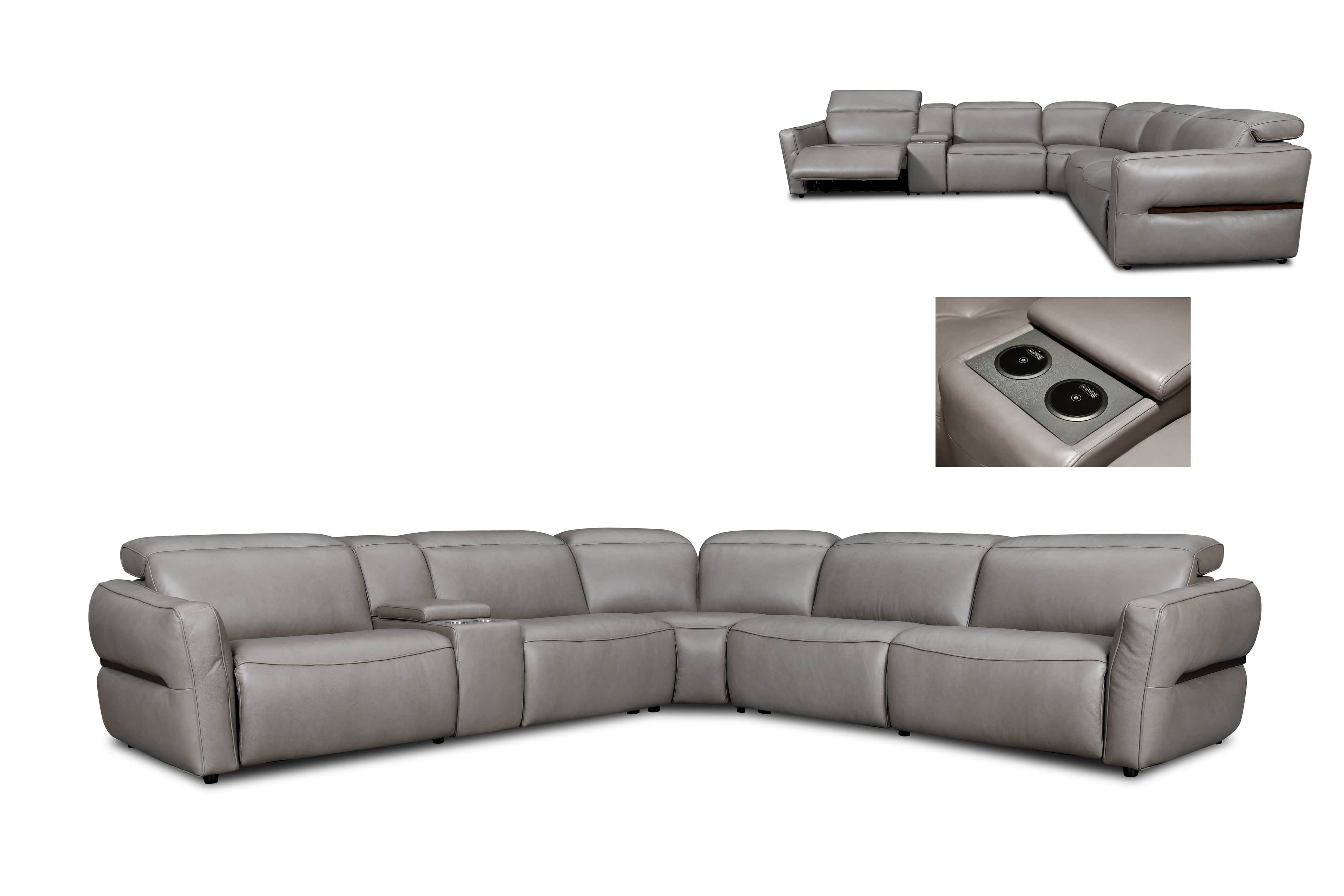 Orville Sofa / Power Headrest + Incliner / Full Leather Casa Concetto Singapore