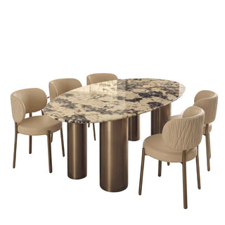 Pandora Luxury Stone Oval Dining Table Casa Concetto Singapore