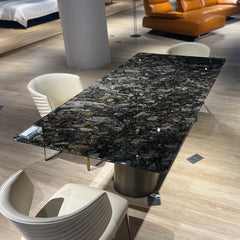 Platinum Diamond Dining Table / Luxury Stone / Brazil Casa Concetto Singapore