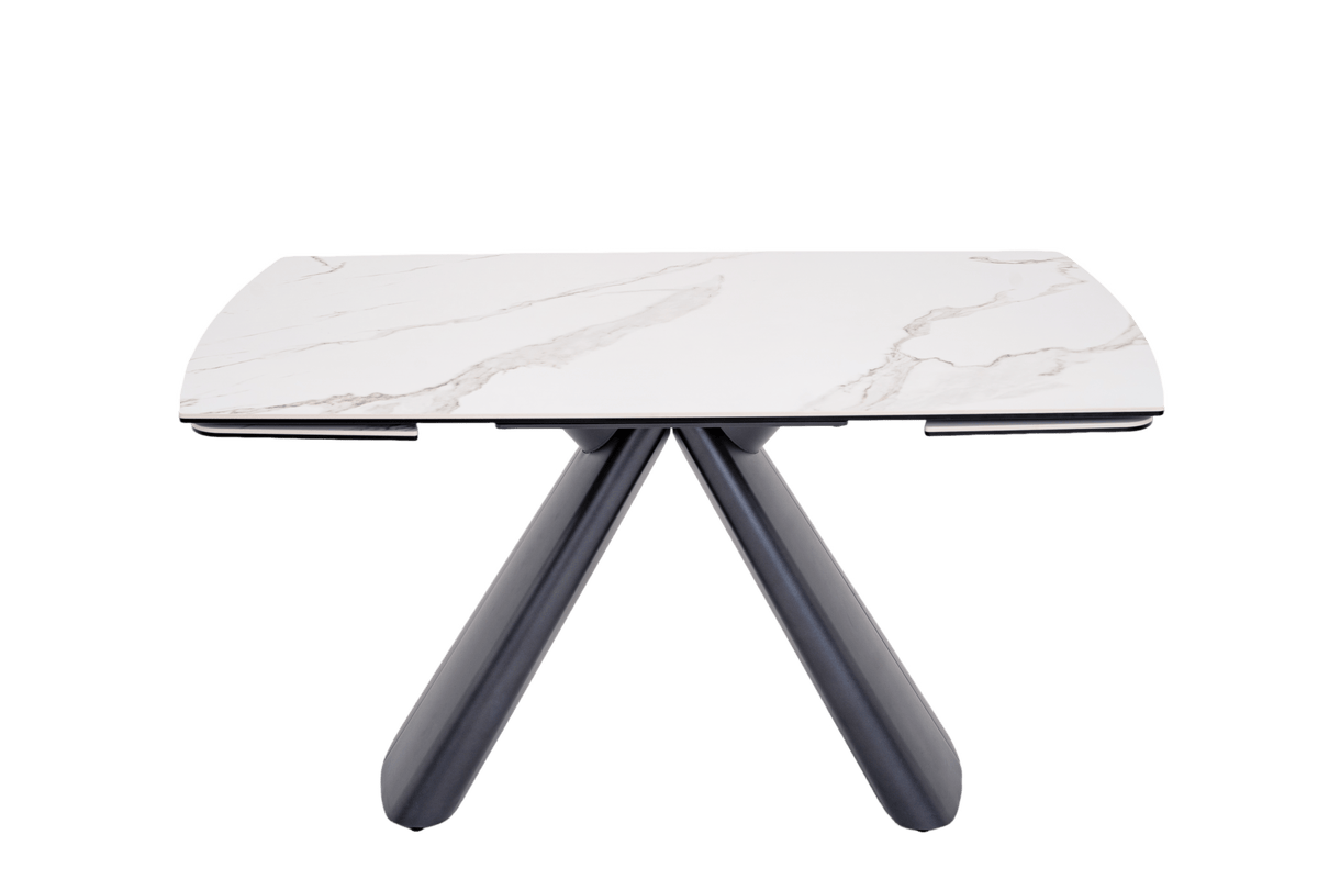 Shenton Extendable Dining Table / Sintered Stone with Tempered Glass Casa Concetto Singapore