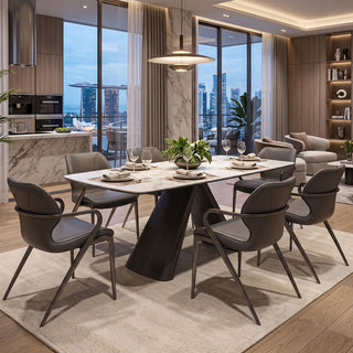 Shenton Extendable Sintered Stone Dining Table Casa Concetto Singapore