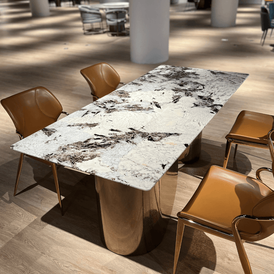 Snowberg Orchid Table / Luxury Stone / Brazil Casa Concetto Singapore