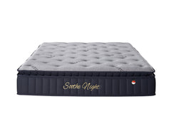 Soothe Night 12'' Ice Silk Pocketed Spring Cooling Mattress 