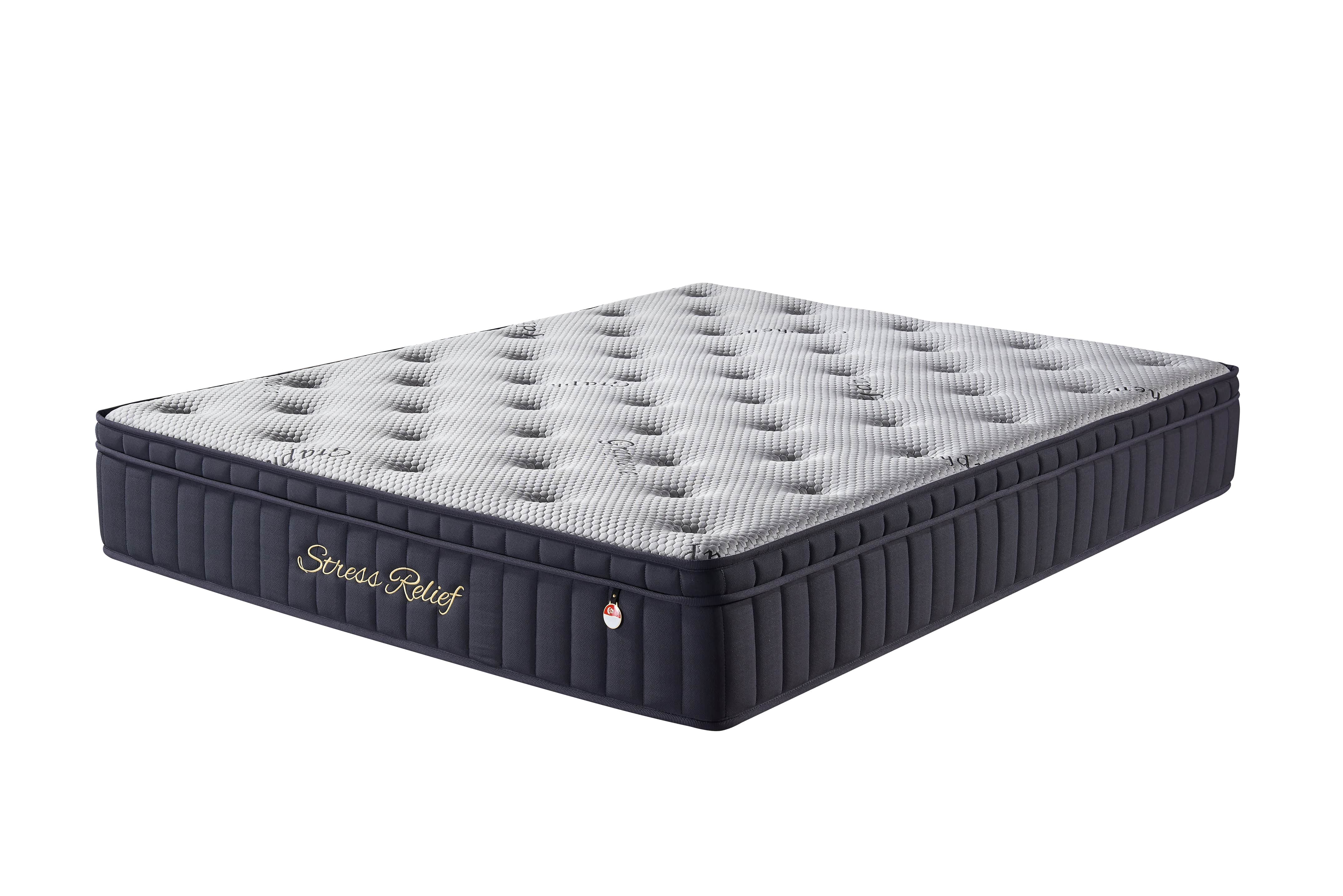 Stress Relief 11'' Ice Silk Pocketed Spring Cooling Mattress 