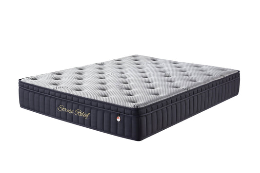 Stress Relief 11'' Ice Silk Pocketed Spring Cooling Mattress 