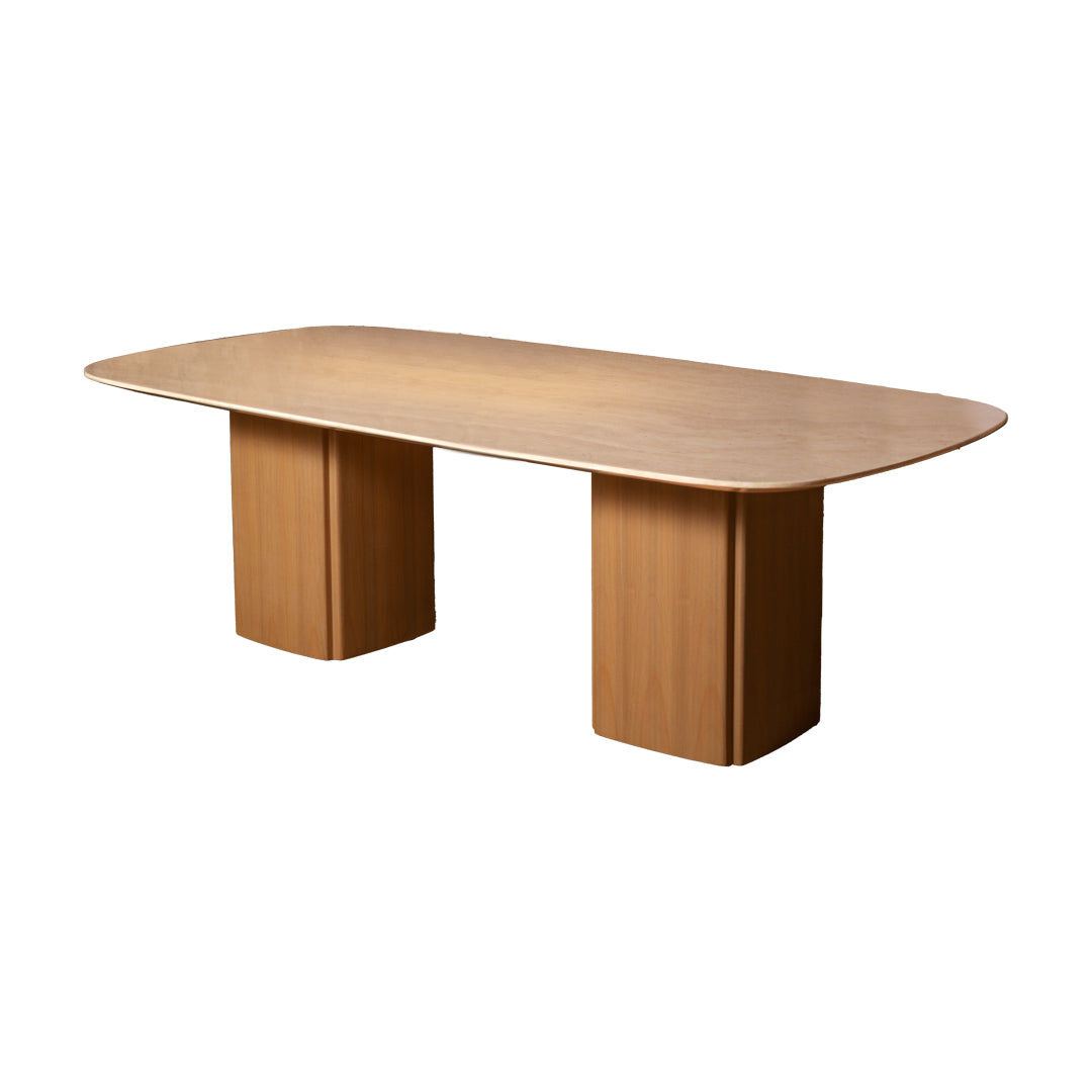 Travertine Luxury Stone Dining Table Casa Concetto Singapore