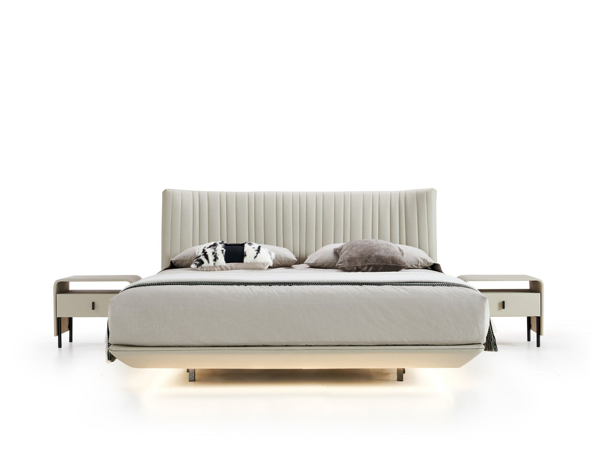 Valeria Designer Bedframe with LED Casa Concetto Singapore