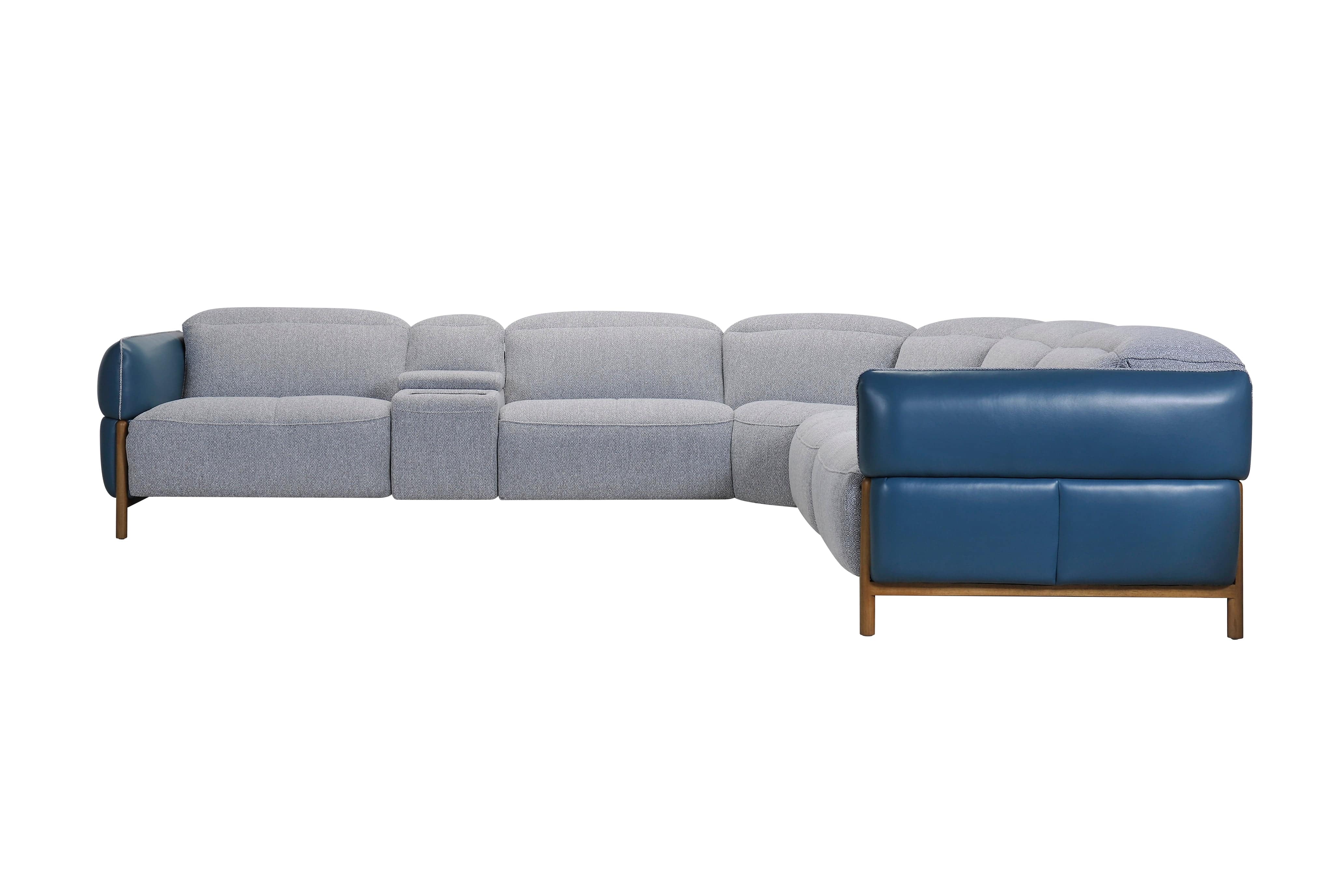 Wilmer Sofa / Power Incliner + Adjustable Headrest / Fabric 