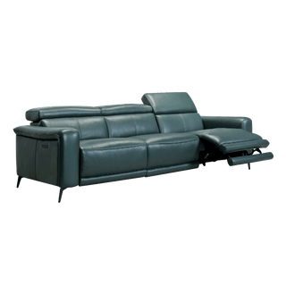 Yvette Sofa / Power Incliner + Adjustable Headrest / Full Leather 